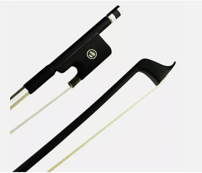 New 4/4 Advanced Black Carbon Fiber Viola Bow well balanced viola bow