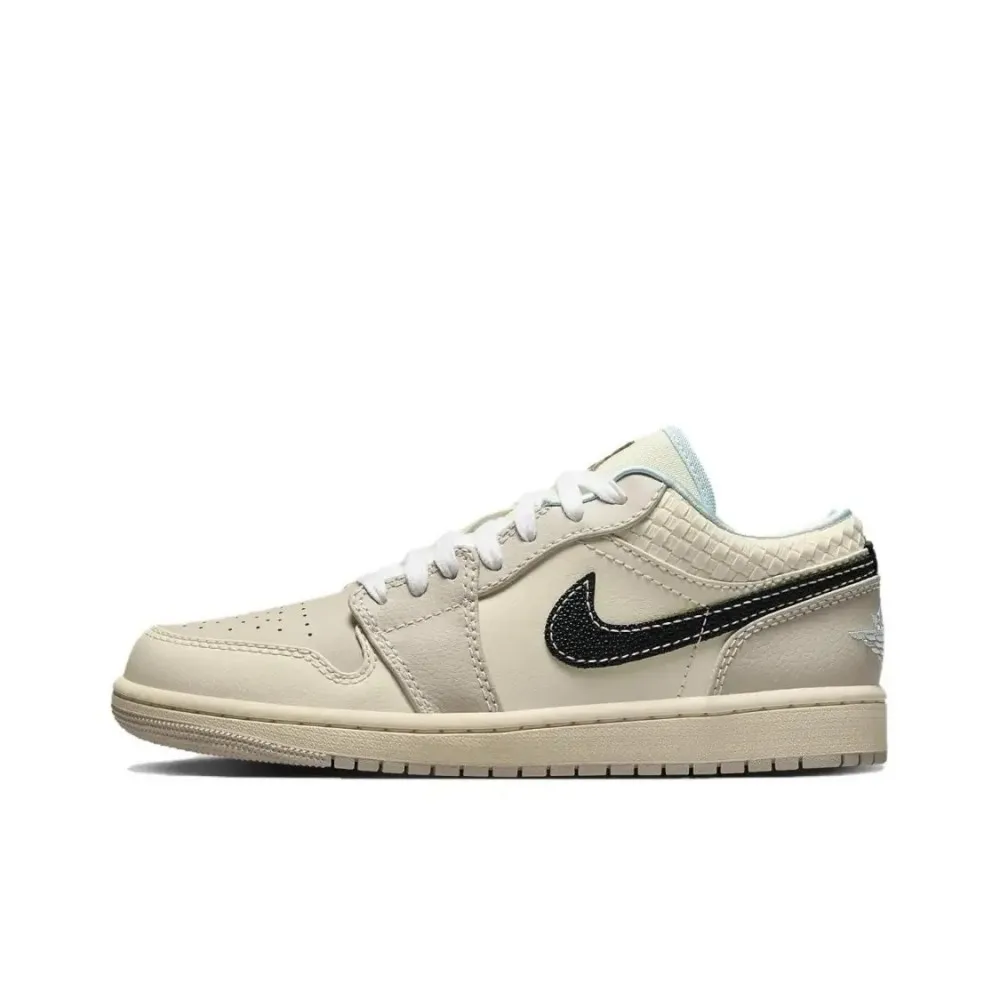 Nike Air Jordan 1-Low-Unisex-Schuhe, klassischer gepolsterter Komfort mit leichter Unterstützung für Freizeit und Basketball HF1567-200
