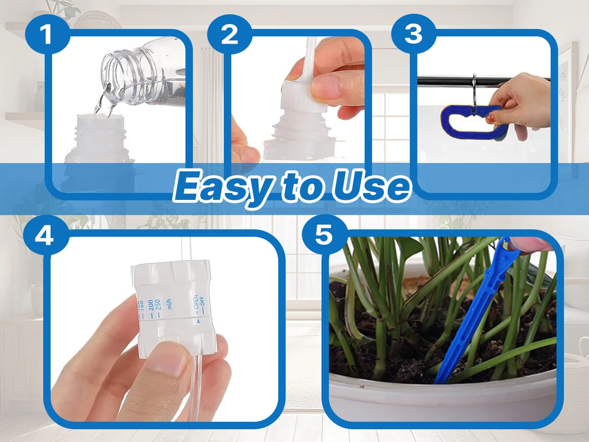 1pc 5,2 L/6,5 L Automatische Bewässerung Gerät Anlage Bewässerung Beutel Steuerung Von Wasser Tropft Fluss Wasser Tasche Faul Reise tropfer – Detail 3