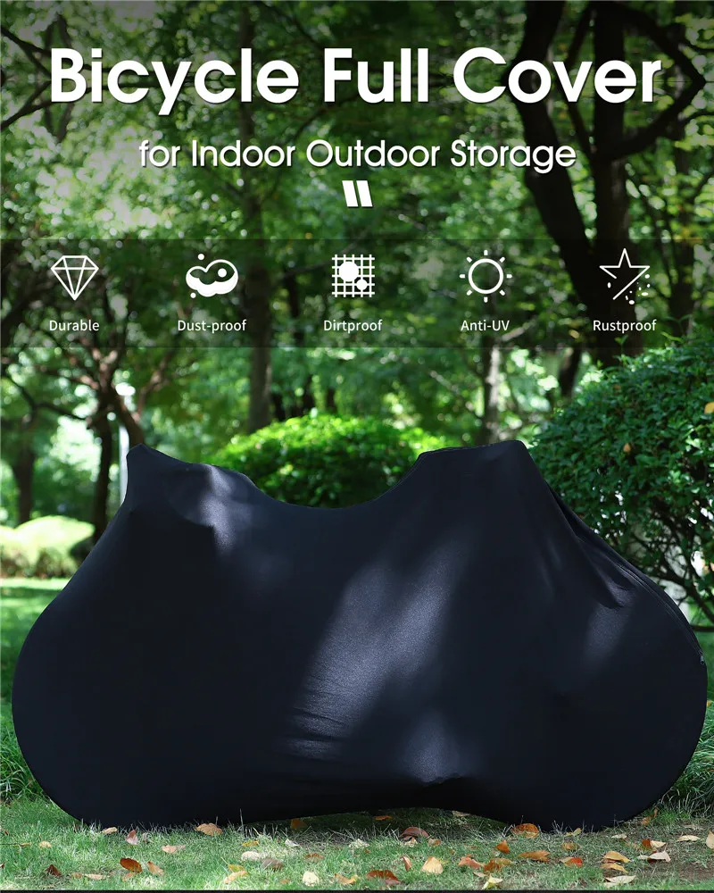 Description Picture 2 of itemWEST BIKING Bike Full Cover Dustproof Scratch-proof Bicycle Protector Cover Road MTB Storage Bag Frame Wheel Protective Gear