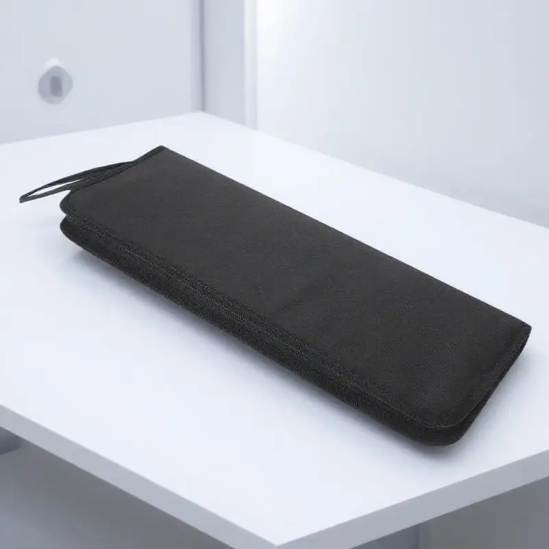 1Pcs 15 슬롯 캔버스 브러시 홀더 예술 용품 페인트 마커 연필을 보관하고 운반하는 데 적합한 안전한 롤 디자인