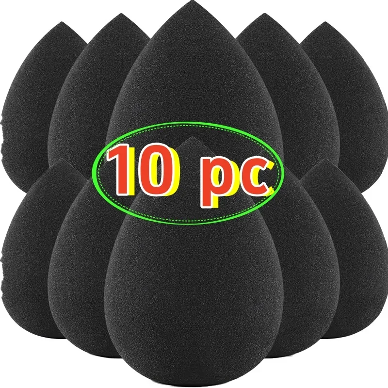 10-Piece Versatile Makeup Sponge Set for Flawless Application of Liquid, Cream, and Powder Products