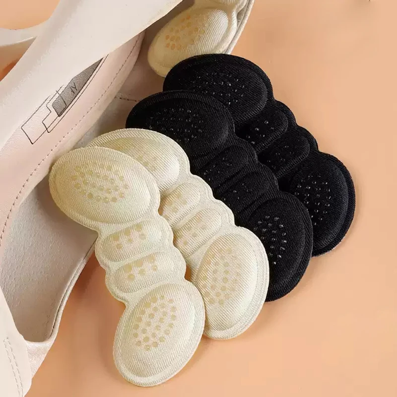 Shoe Insoles Heel Protector Heel Cushion Protector Women Insoles Shoes High Heel Pad Adjust Size Adhesive Heels Pads Liner Grips Protector Sticker Pain Relief Foot Care Insert