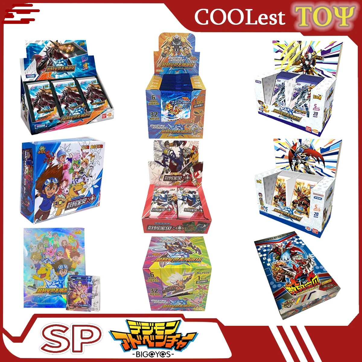 Digimon Adventure Kawou Cards Japanese Digimon Anime Games Party Toys Album Per Bambini Collezione Regalo Per Bambini Scatole Per Hobby Carta