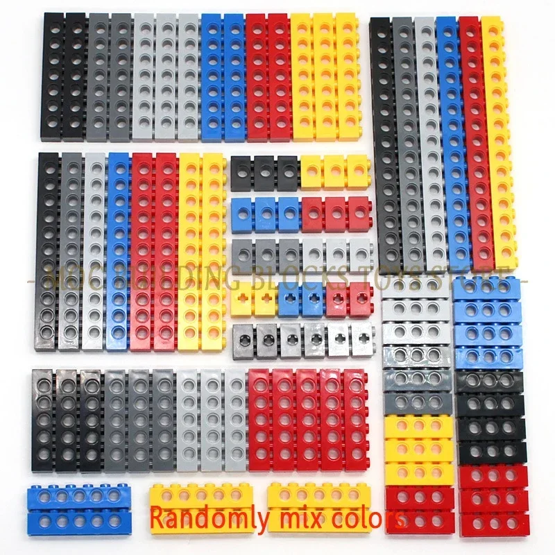 Colorful MOC Thick Bricks: Creative Building Blocks and Accessories