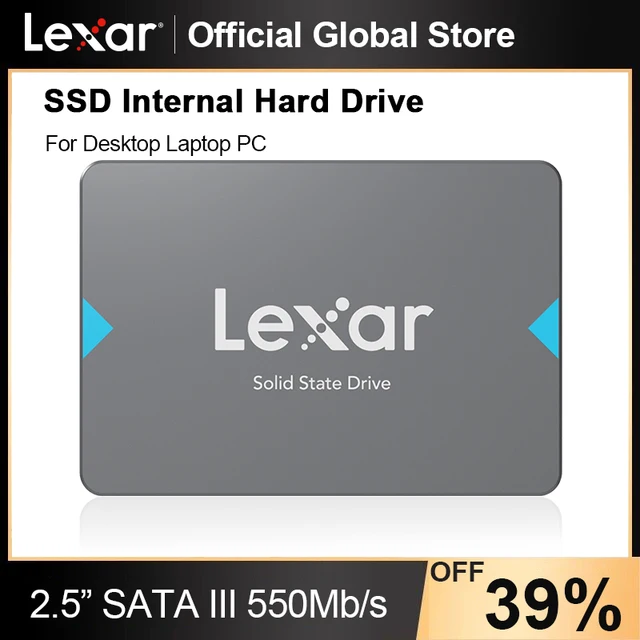 Lexar NQ100 SSD Internal Solid State Drive SSD 240GB 480GB 960GB SSD SATA III 2.5 Inch HDD Hard Disk Drive For Desktop Laptop PC 1