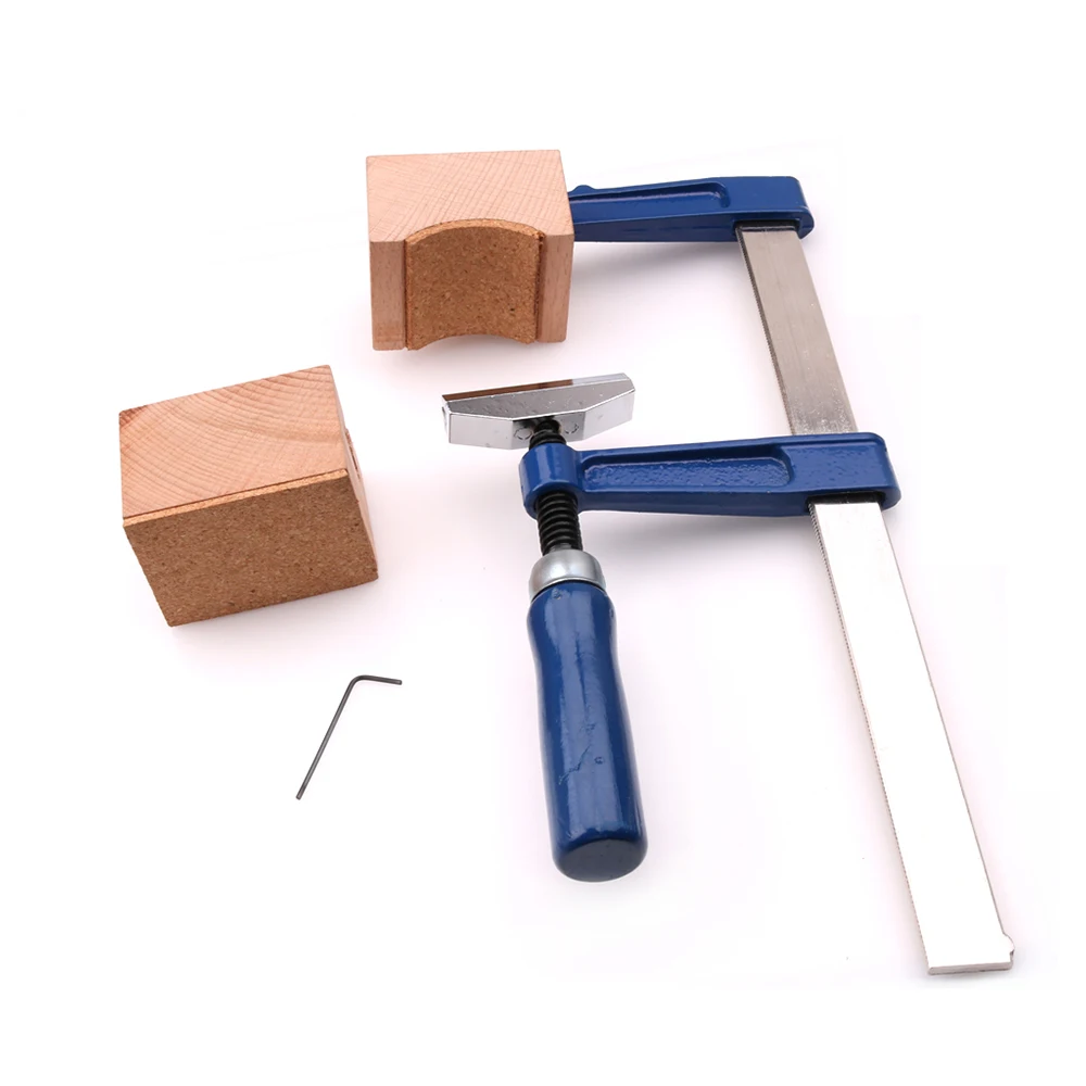 Guitar Bass Fretting Tool Fingerboard Fretboard Fret Press Tool with Wooden Blocks and Mini Wrench Luthier Tools Accessories guitar repair tool