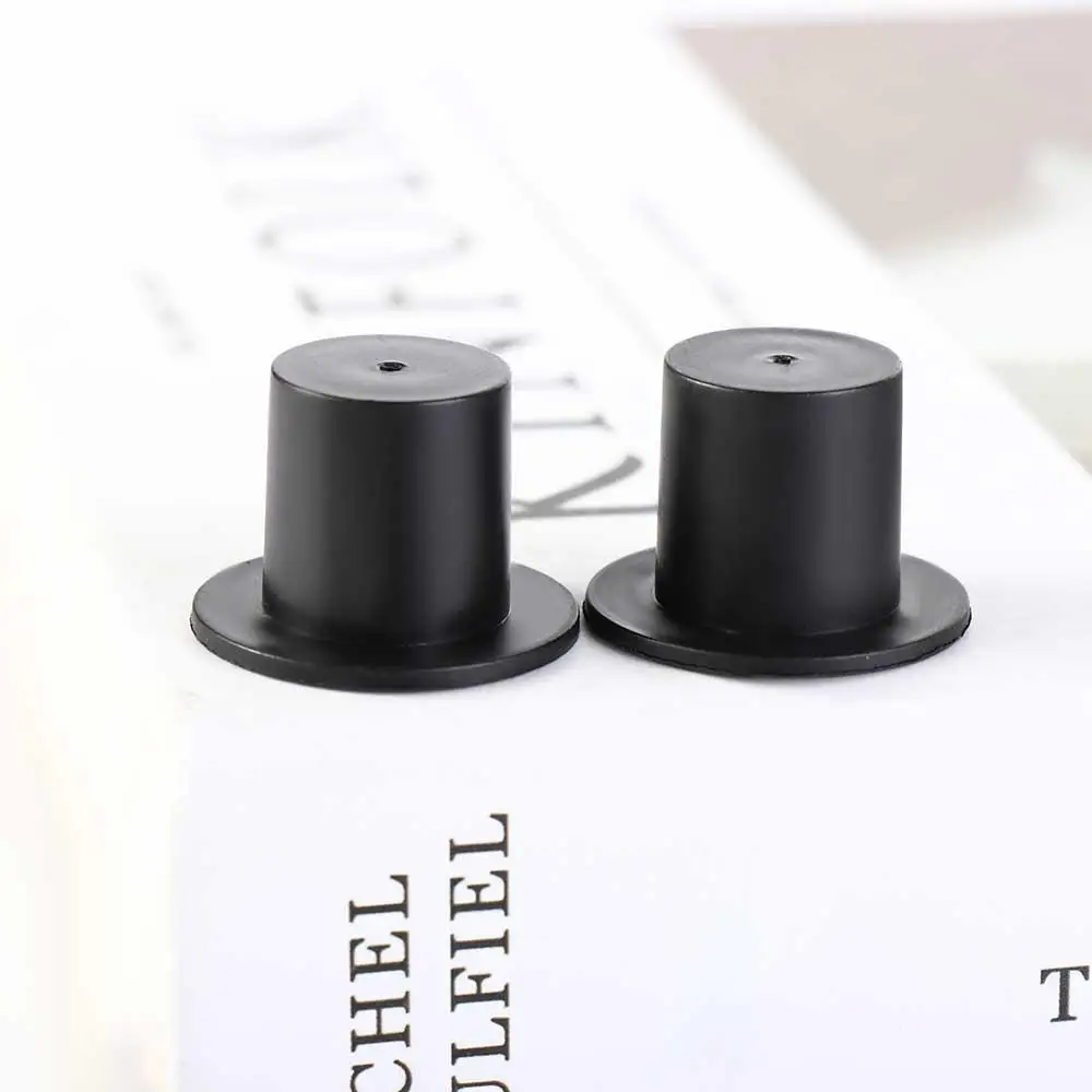 

10pcs Black Decoration Doll Cap Diy Crafts Handcraft Minihat Mini Magician Hat Tiny Magician Cap Mini Clown Hat