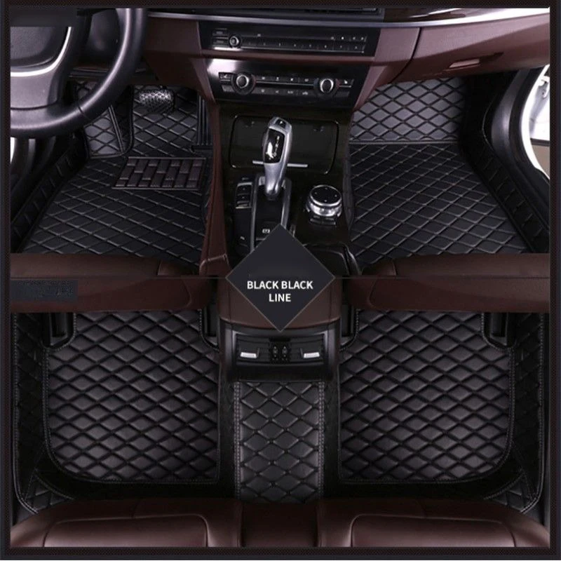 

YUCKJU Custom Leather Car Mat For Citroen All Models C4-Aircross C4-PICASSO C6 C5 C4 C2 C-Elysee C-Triomphe Auto Accessories