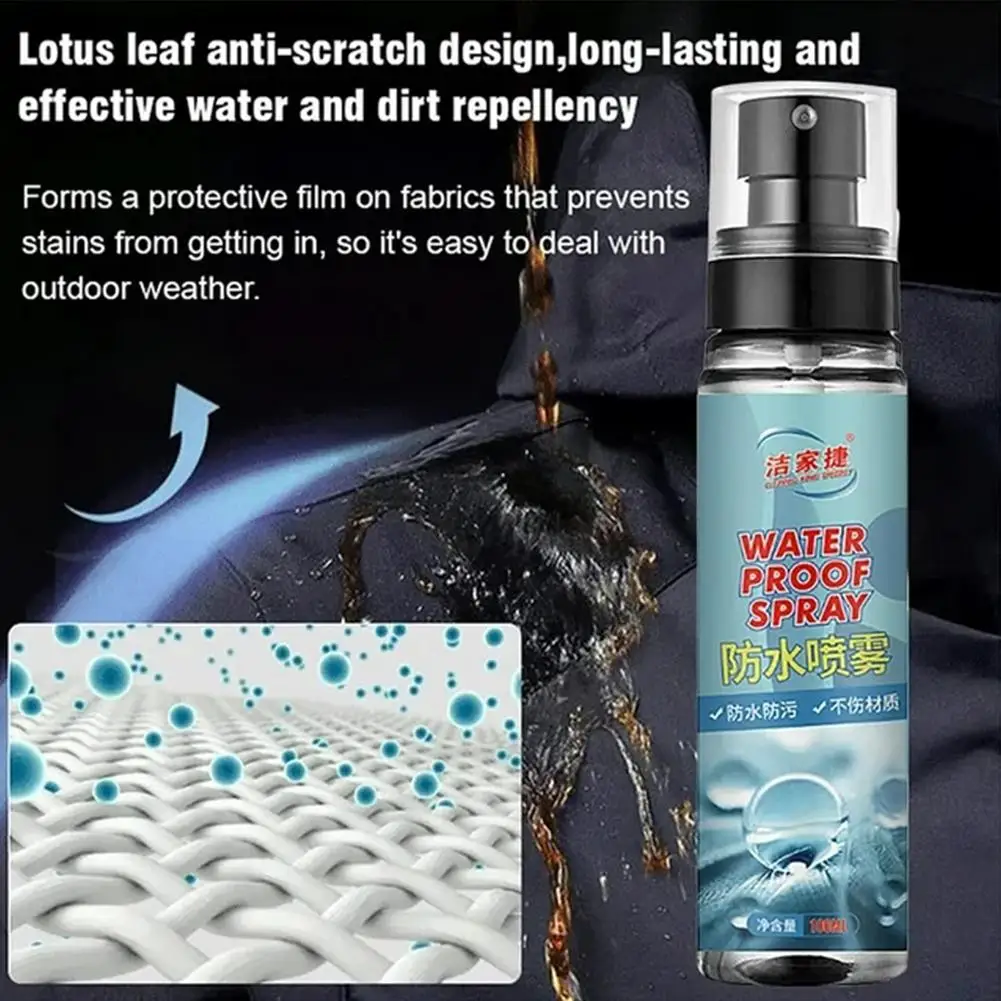 High-Tech Waterproofing and Stain Protector Spray for Suede and Leather Shoes