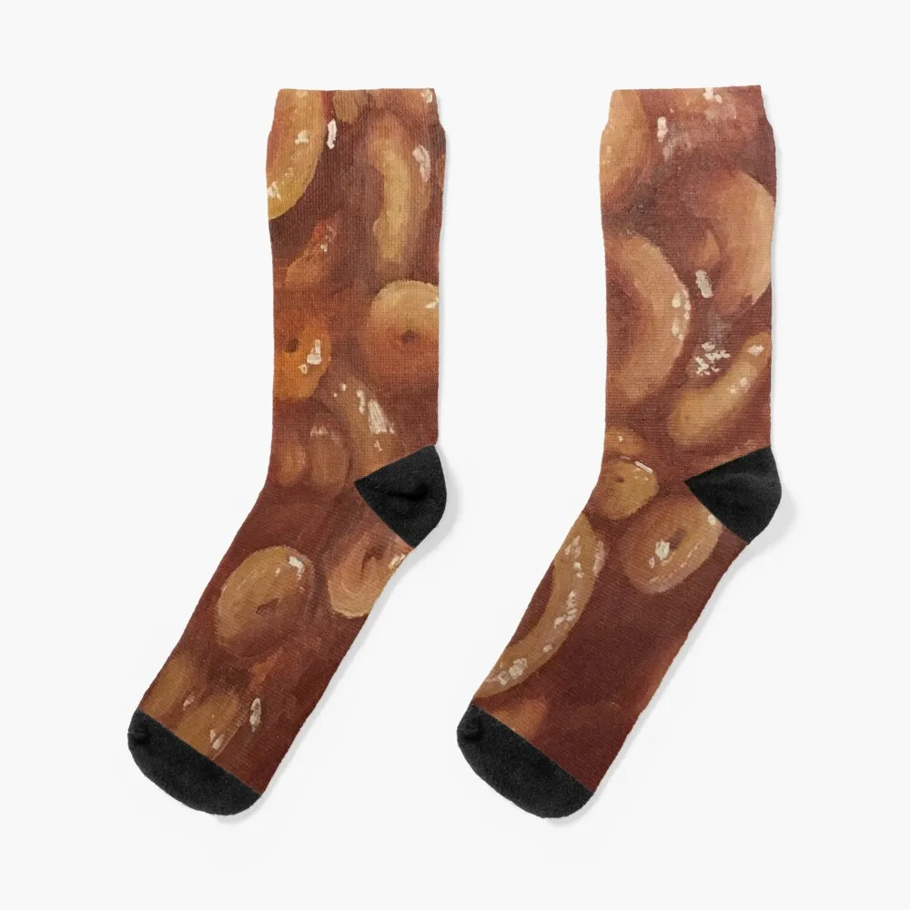 Spaghettio's Socks with print custom sports essential Women Socks Men's