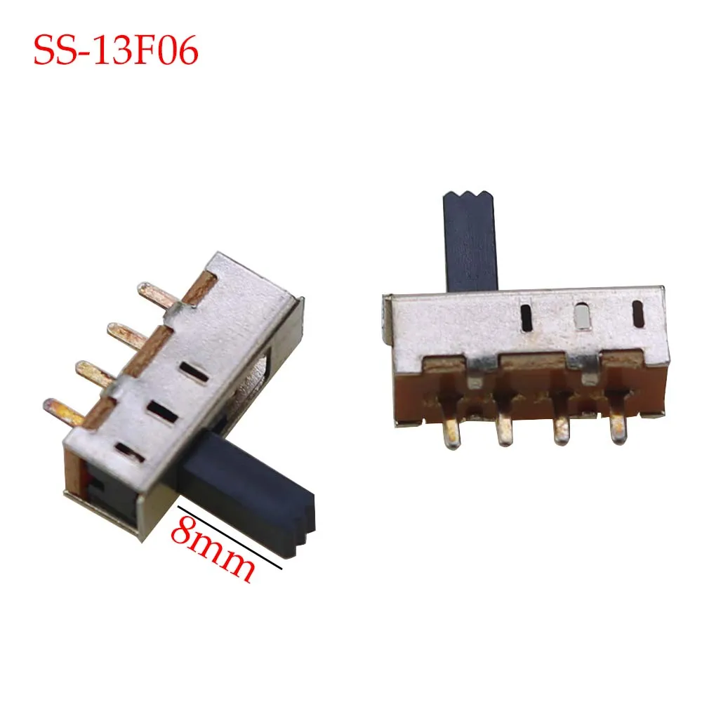 10PCS SS-13F06 SS/SK-22 Schiebeschalter Schiebe Getriebe Schwankung Band 2/3 Datei Einzelne Doppel Horizontale Mini Horizontale Netzteil – Detail 5