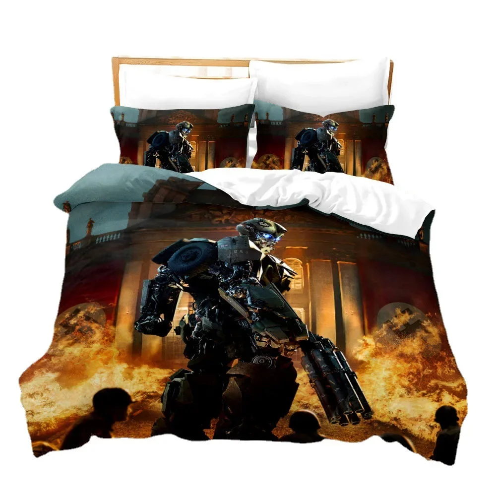 Transformers Movie 3D Printed Comforter Cover / Duvet Cover Set Twin Full Queen King Size Bedding Set Bed Linens Bedclothes Gift