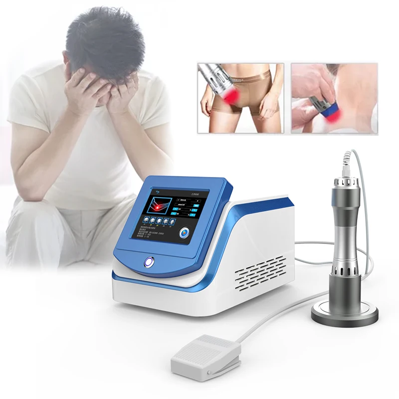 

New Portable Pneumatic Shockwave Device Pain Relief Low Intensity focused Shock Wave Equipment Therapy Machine For Ed