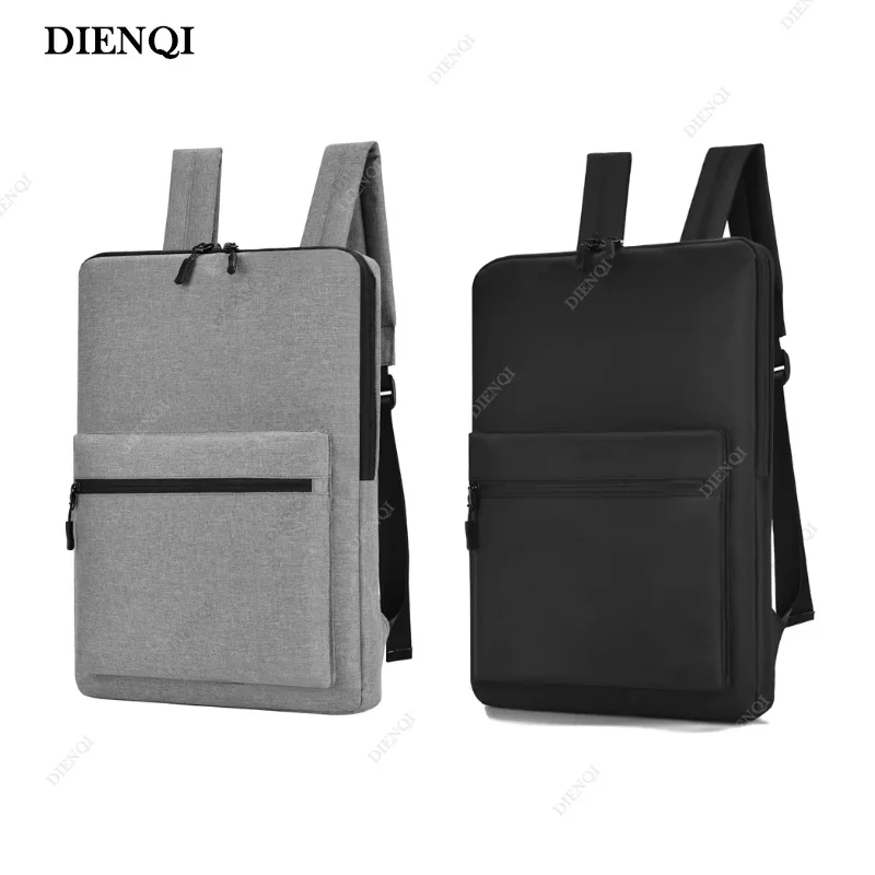 Zaino minimalista per borsa da uomo per Laptop da 13 "14" borsa da lavoro multiuso per donna e uomo borsa da lavoro per Computer di moda Casual sottile impermeabile