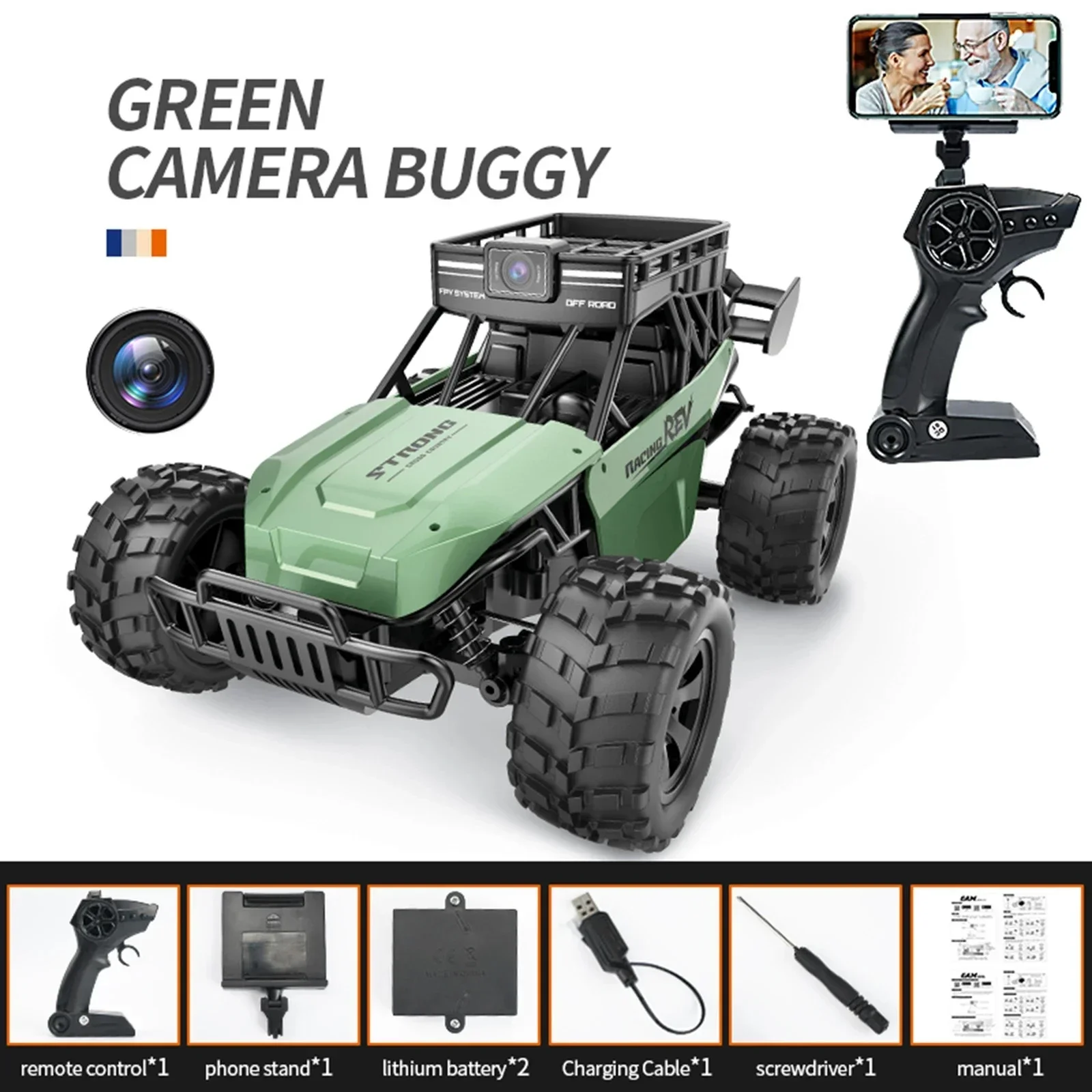 

2.4G High Speed RC Car WIFI FPV 1080P HD Camera APP Remote Control Drift Climbing Car Video Off-road Trucks Toys For Kids