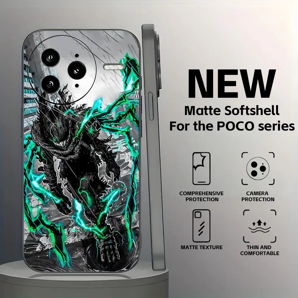 Deku My Hero Academia Soft Black Phone Case Cover