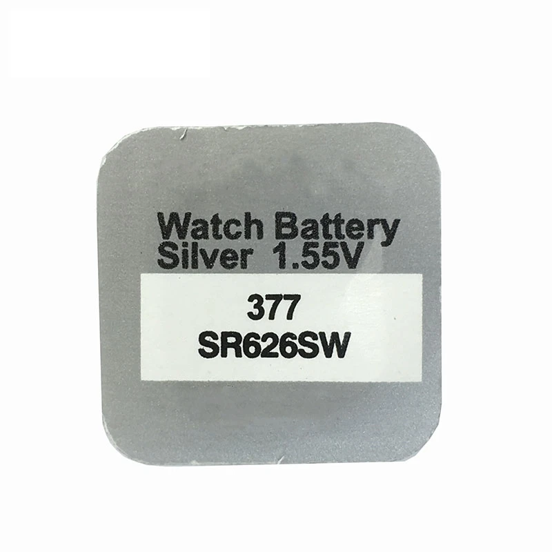 5PCS/LOT SR626SW SR626 377 1.55V Silver oxide battery For Watch.
