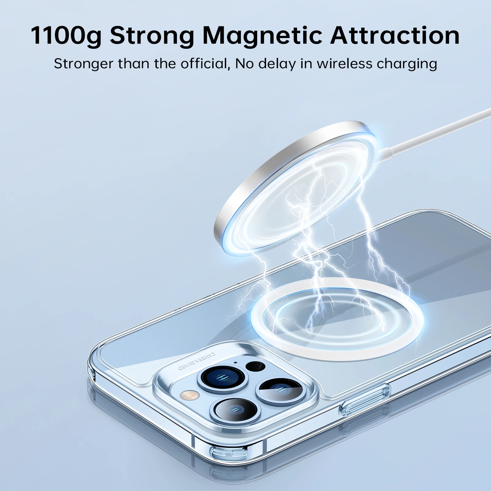 ESR Magnetic Case for iPhone 13 Pro Max Case for iPhone Macsafe Wireless  Charging Magnet Clear Case for iPhone 13 Pro HaloLock - AliExpress
