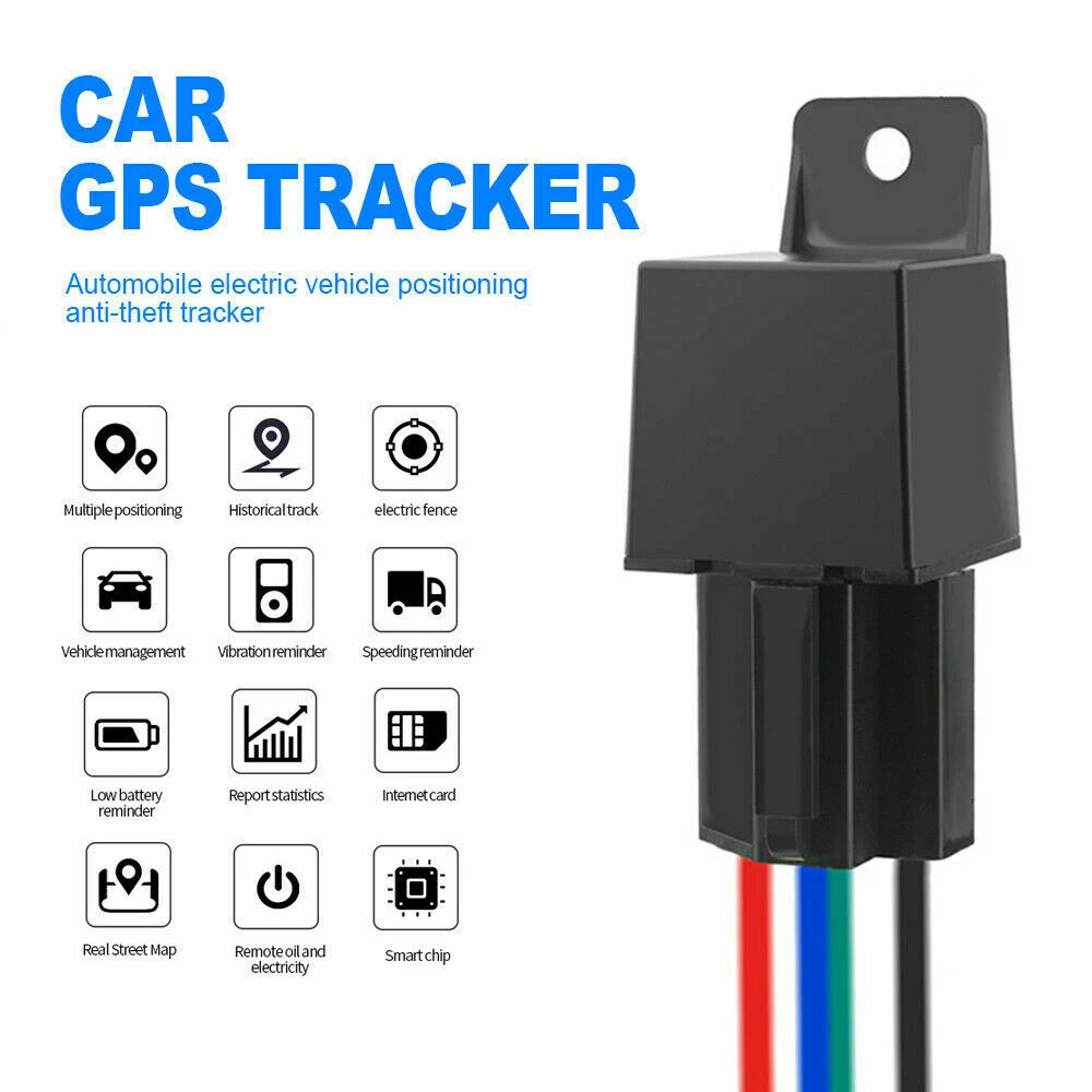 Gps Auto Tracker Real-Time Apparaat Locator Afstandsbediening Anti-Diefstal Verborgen 10-40V