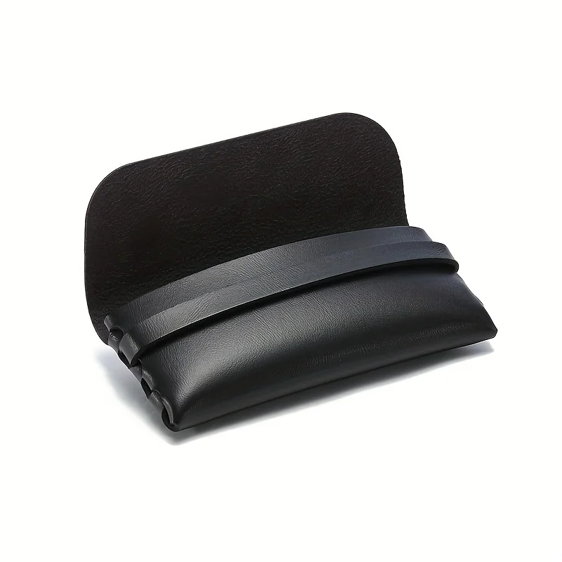 1pc Leather Glasses Case Set Leather Buckle Soft Bag Sunglasses Case Leather Box Sunglasses Packaging Box Gift Box