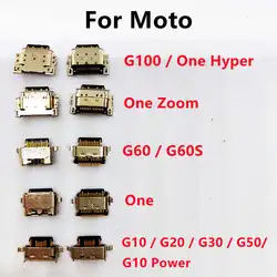10Pcs New For Motorola Moto G100 G60 G50 G30 G20 G10 Power One Zoom Hyper USB Charging Port Dock Socket Plug Charger Connector