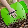 Leaves Scoop Hand Held Rakes Sturdy Ergonomic Grip Leaves Rake Lawn Debris Trash Pick Up Tool Hand Held Rakes Garden Rake For 3