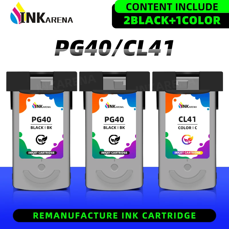 Cartucho-de-tinta-Inkarena-para-impressora-PG-40-CL-41-para-Canon-PIXMA ...