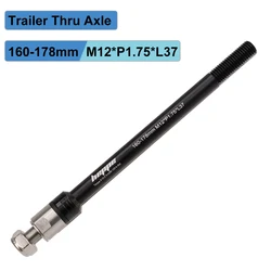 HEPPE Universal Bicycle Trailer Thru Axle Hitch Adapter (M12XP1.75)