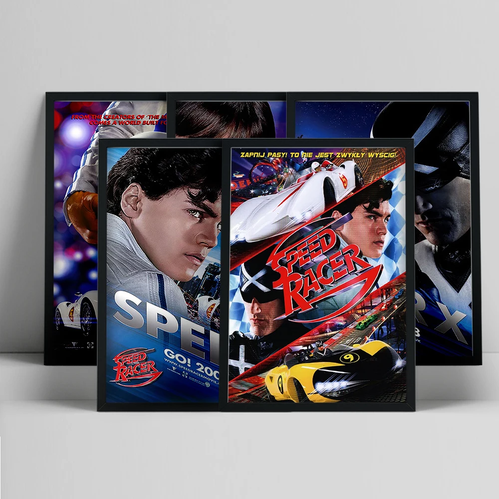 

Speed Racer Sport Action Comedy Film Poster Movie Canvas Painting Wall Art Print Picture Modern Decor