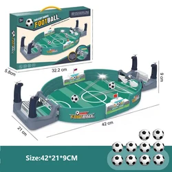Interactive Desktop Soccer Board Game - Portable Family Sports Toy (M - 10 BALL)