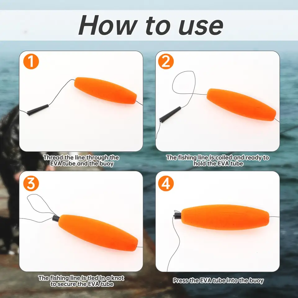 Galleggiante per Bobber da pesca in schiuma dura colorata per pesce gatto, Peg da pesca a forte galleggiabilà galleggia 4 colori per opzionale