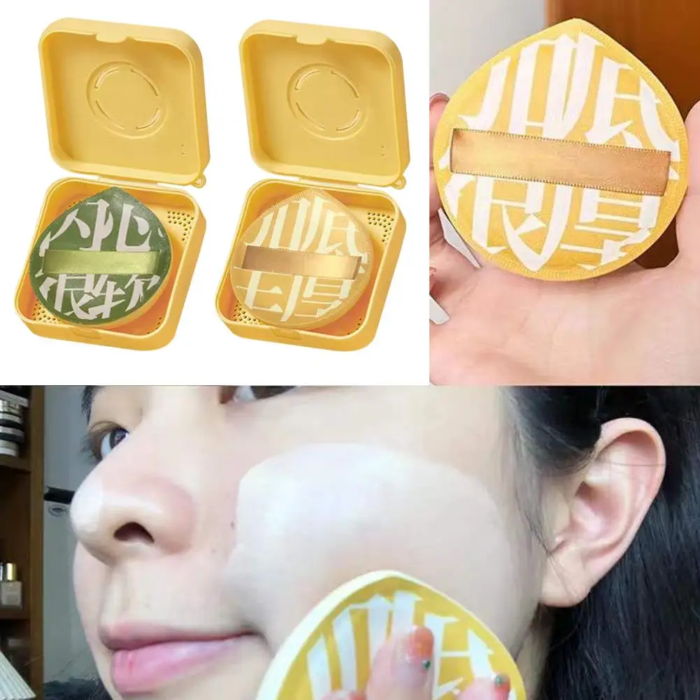 

XL Powder Puff Makeup Tool Thick Soft Durable Even Powder Makeup Sponge Dry Box Wet Puff Rendering Filled Fixed Puff Powder L4H5