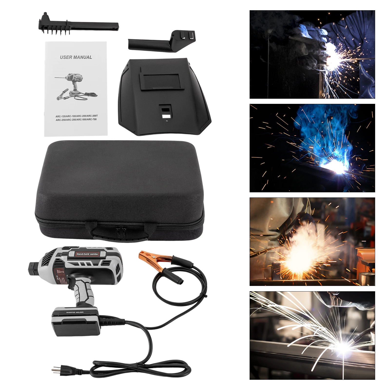 110V Laser Welding Machine ARC Handheld IGBT Welder Output Current Adjustable 3