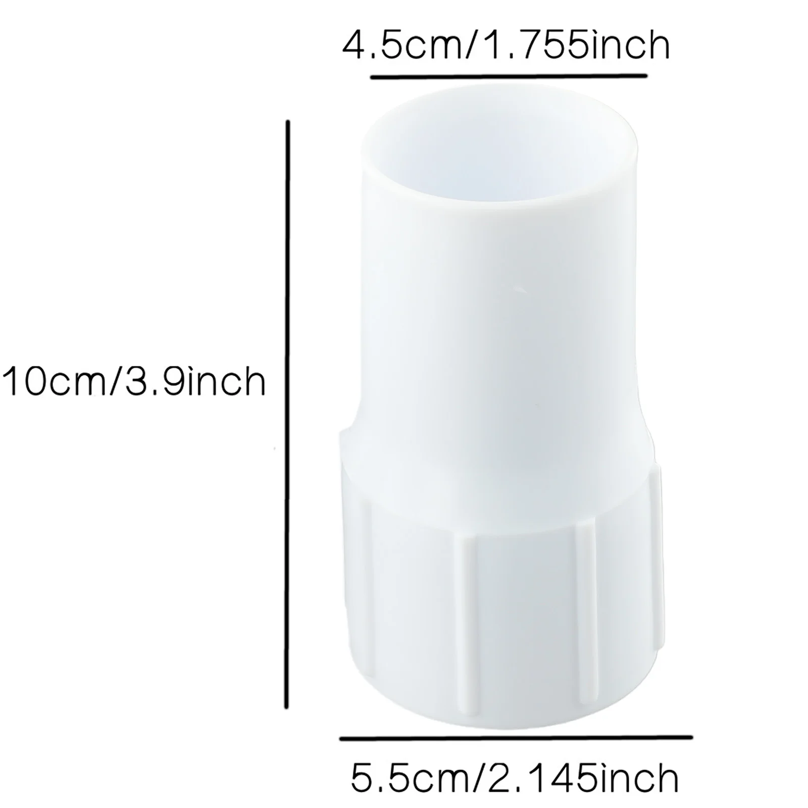 

2 X Swimming Pool Hose Connector Pool Hose End Cuff Left Hand 38mm For Pool Vacuum Cleaner Hose Cleaning Tool Replacement