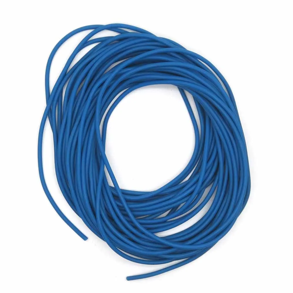 Fishing rope 6-7 times high elastic solid latex rubber band 2.5mm 10Meters fishing rubber band tennis training elastic rope