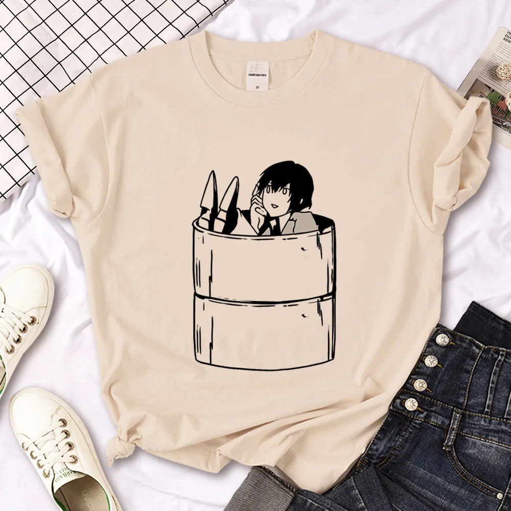 

Женские футболки Dazai, забавная уличная одежда, летняя футболка, дизайнерская японская одежда для девочек