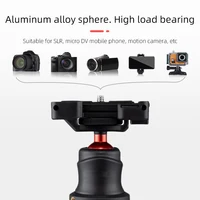 Mini Smartphone Tripod with Phone Holders for Camera Aluminum Tripod with Tripod Head for Camera DSLR ILDC Camcorder Projector - Image 3