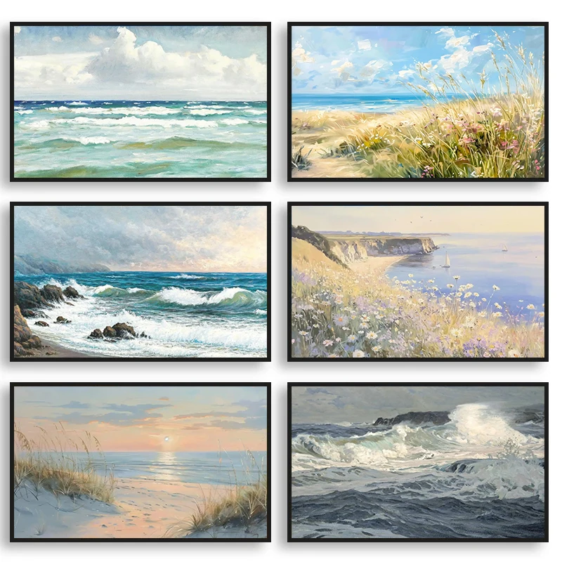 Classic Beach Canvas Print 1