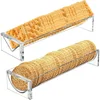 Biscuit Tray Acrylic Transparent Rectangular Biscuit Rack Biscuit Tray Food Display Rack Party Appetizer Tray 1