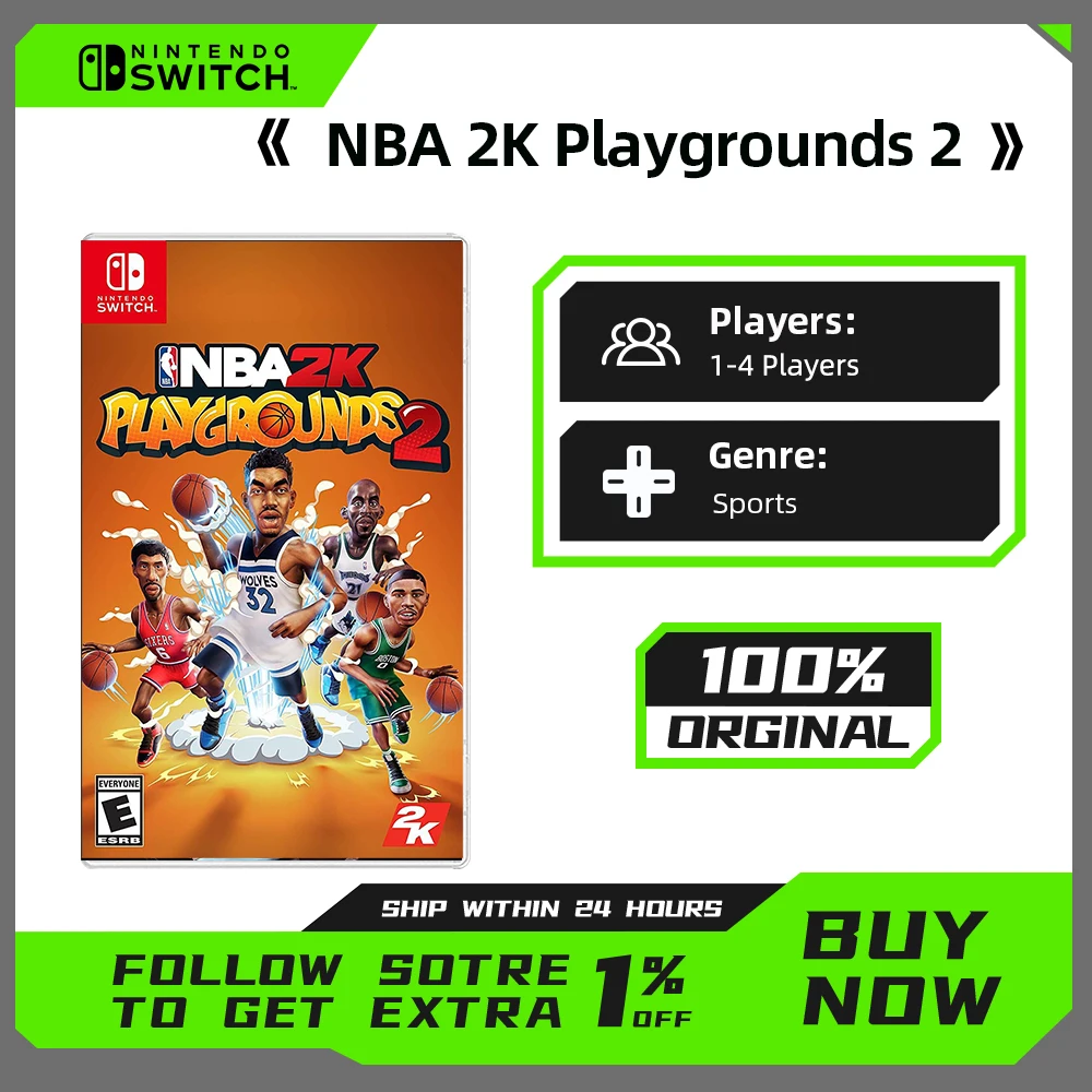 Nintendo Switch Nba 2k Playgrounds All Players NBA2K