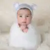 Baby Posing Beans Bag Crescent Shaped Pillows Newborn Photography Prop Pillow Potato Sack Chest Wrap Positioner Basket Cushion 5