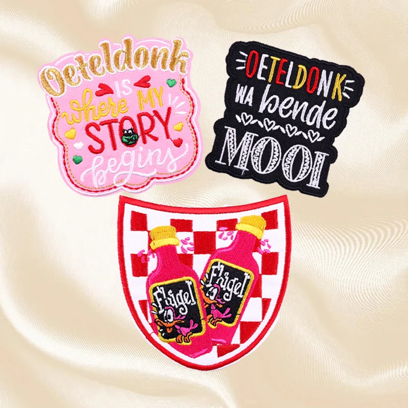 2024NieuweSetPatchesOeteldonkEmbleemBorduurwerkPatchDiyFrog
