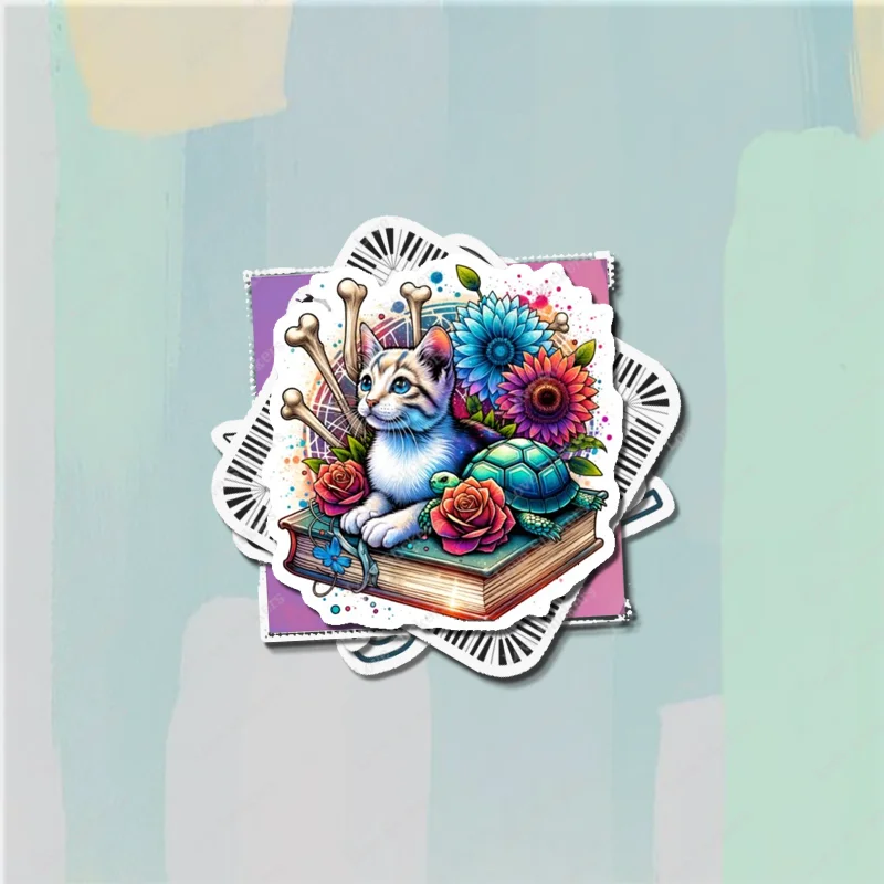 

Космический звук, 5 шт., наклейки для гостиной, бампер, аниме, милый детский автомобиль, художественный принт, окно, домашний декор, бутылки для воды, настенные наклейки