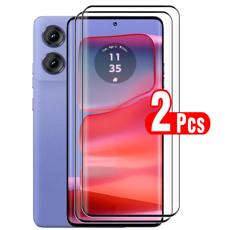 2 Pezzi Per Motorola Edge 50 Pro Vetro Protettivo Moto Edge 50 Fusion Edge50 Pellicola Salvaschermo In Vetro Ultra Temperato Copertura In Pellicola Di