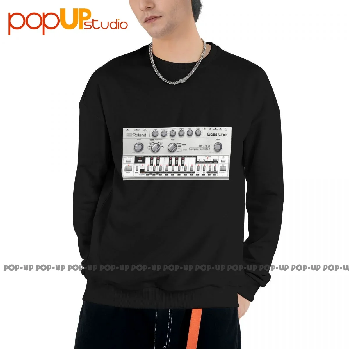 Roland Bass Line Tb 303 Trance Club Music Felpa Pullover Camicie Soft Design Hipster Migliore Qualità