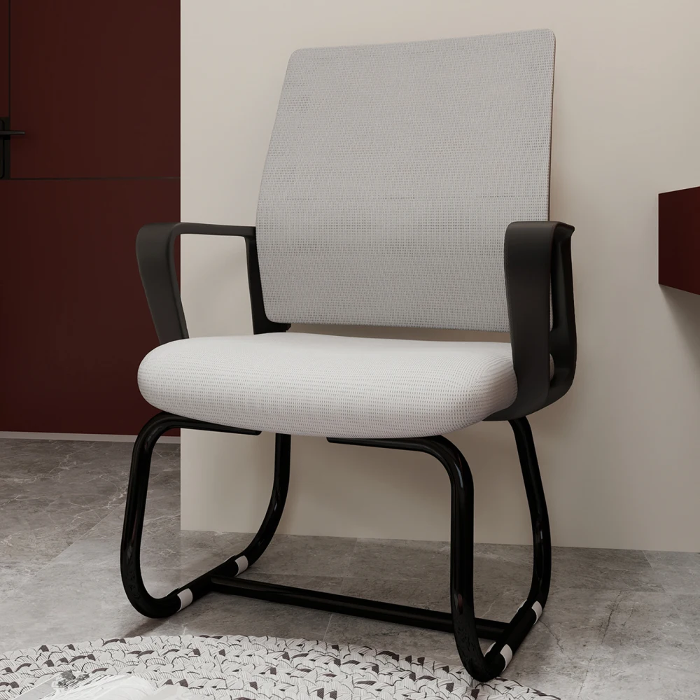Minimalistischer Moderner Bürostuhl – Metallgestell, Weich & Bequem, Für Zuhause & Büro, In Verschiedenen Farben Erhältlich – Detail 9
