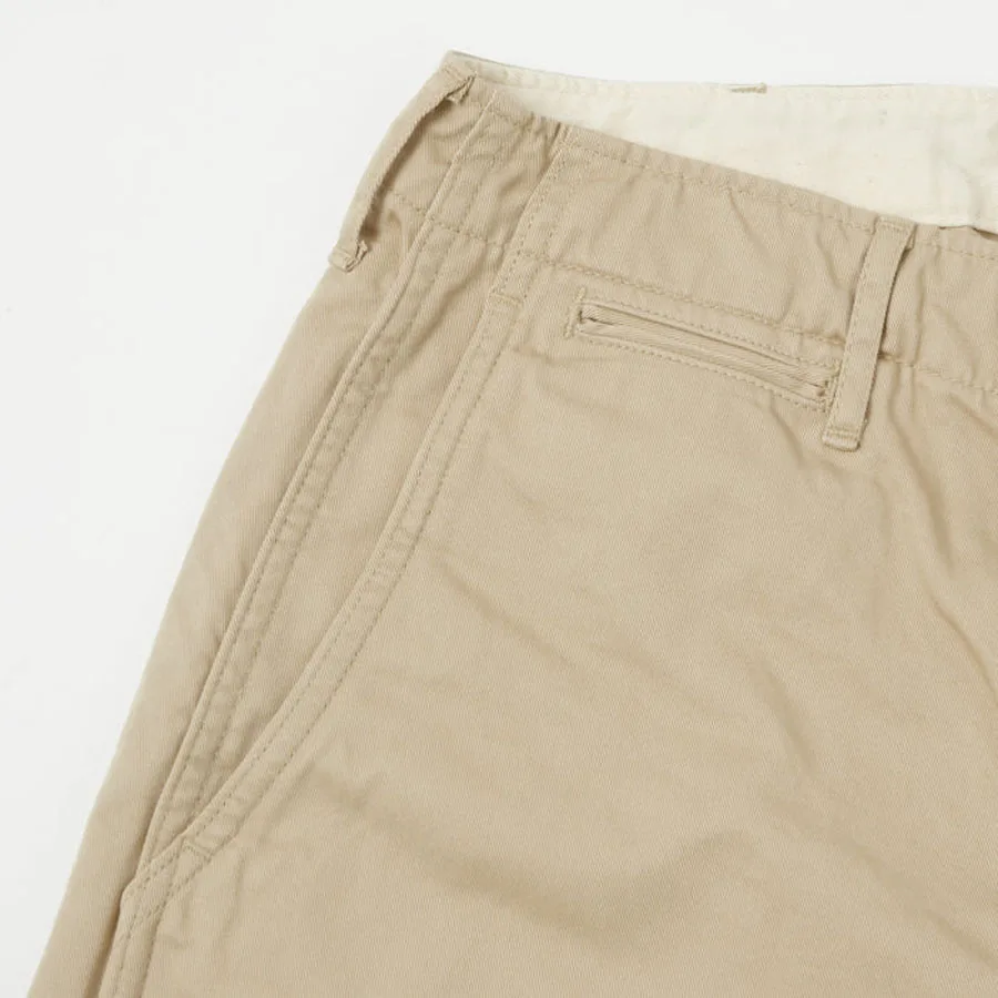 Homemade Twill cotton Khaki shorts casual pants