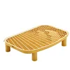 High-Height  Litter Mat Anti-Spla   Litter Tray Pedal Double Layered Controlling Sand Platform  Paw Pad 2