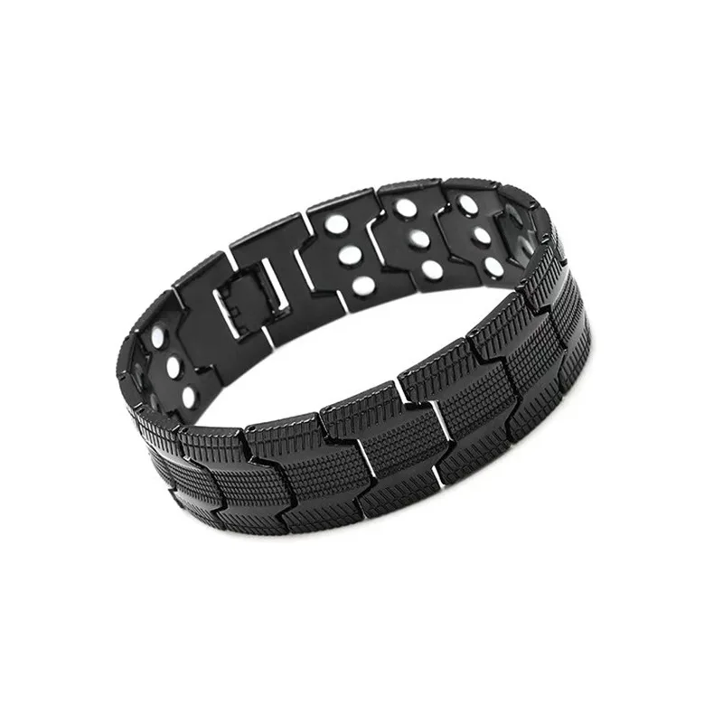 Чоловічий браслет із чистої міді 3500 Gauss 3X Strongth Magnetic Therapy Link Bracelets